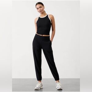 Athleta Brooklyn Jogger Size 0.  Black. New with Tags